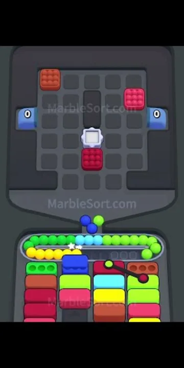 Marble Sort level 487 final board