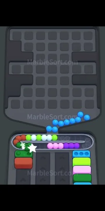 Marble Sort level 517 final board