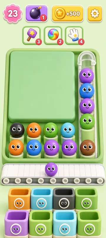 Marble Sort level 62 opening board — Half a Board, Sixteen Debts Marble Sort level 62 opening board — Half a Board, Sixteen Debts
