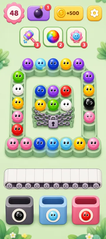 Marble Sort level 95 opening board — The Horseshoe Holdout Marble Sort level 95 opening board — The Horseshoe Holdout