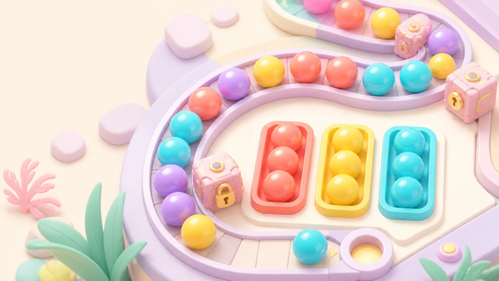 Marble Sort Level 1 Walkthrough & Solution